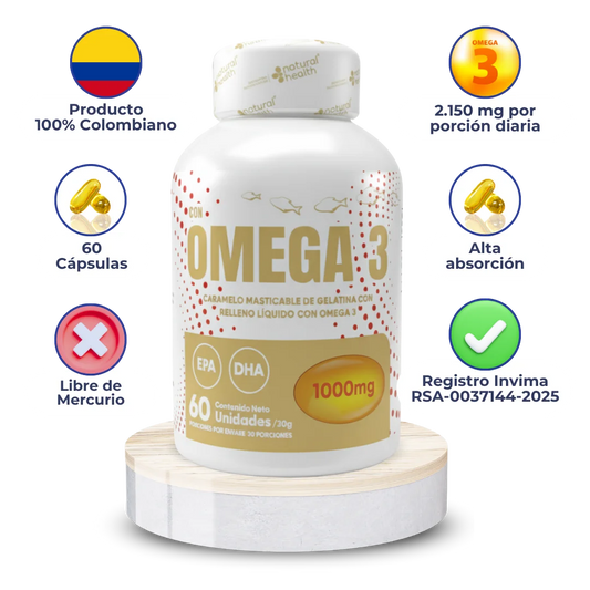 Omega 3 - Fuerza Masculina en Cada Cápsula
